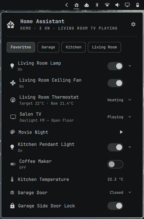 Home Assistant preview