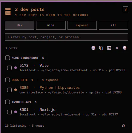 Omaports preview
