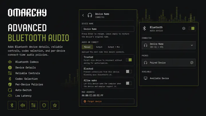 Advanced Bluetooth Audio preview